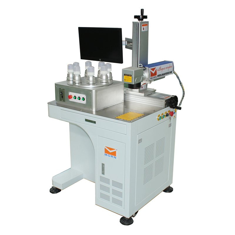 Machine d'inscription de laser de fibre d'ampoules
